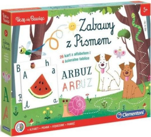 Clementoni Ucze Się Bawiąc Zabawy Z Pismem