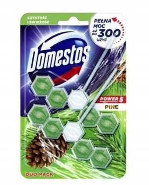 Domestos, Power 5 Pine, Kostka toaletowa, 2x 55g