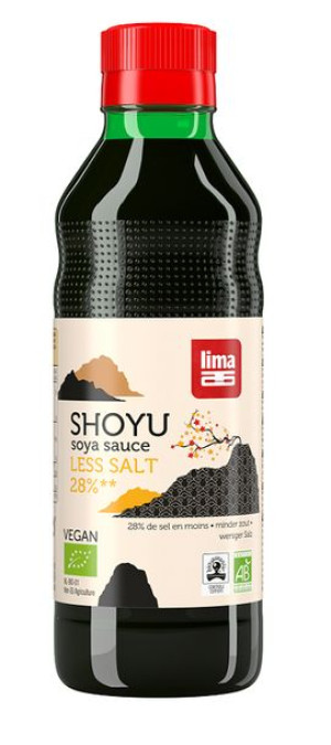 Sos sojowy SHOYU 28 % MNIEJ SOLI BIO 250ml Lima