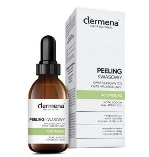 Dermena, Peeling kwasowy Kwas mlekowy, 20 ml
