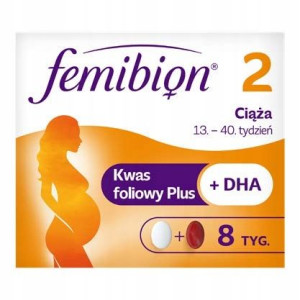 Femibion 2, Ciąża, 56 tabletek + 56 kapsułek