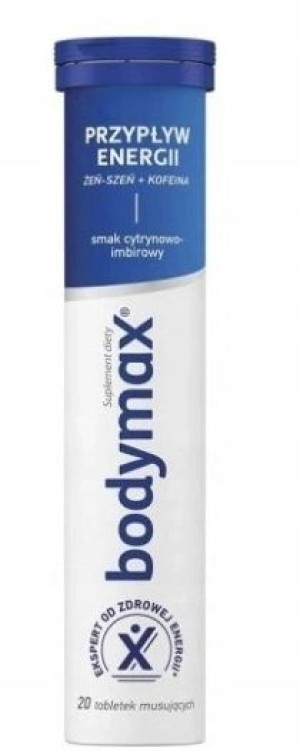 Bodymax Przypływ Energii, 20 tabletek musujących