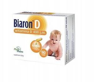 Biaron Witamina D 400j.m. 90 kapsułek twist-off