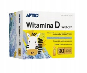 Apteo Witamina D, 90 kapsułek twist-off