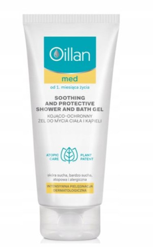 Oillan MED, żel do mycia i kąpieli, 200 ml