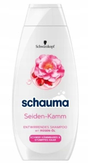 Schauma, Seiden-Kamm Szampon, 400 ml