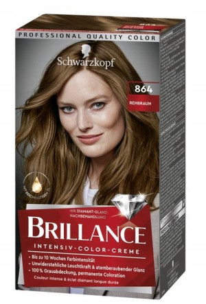 Schwarzkopf, Krem Koloryzujący, Rehbraun 864