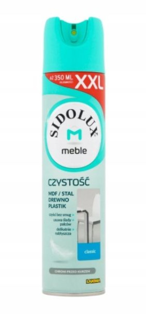 Sidolux, Spray przeciw kurzowi, classic, 350 ml