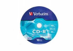Verbatim, CD-R 52x 700MB 10P SP Extra Protection
