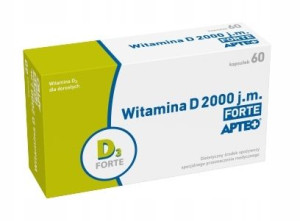 Witamina D 2000 j.m. Forte, 60 kapsułek