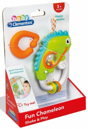 Clementoni Baby Interaktywna Grzechotka Kameleon