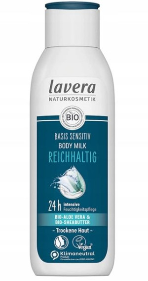 Lavera, Odżywcze mleczko do ciała z aloesem, 250ml