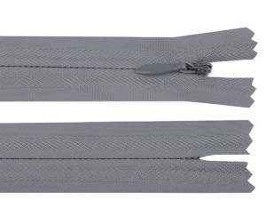 Zamek spiralny kryty 3mm, 30 cm szary