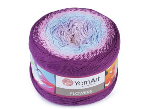 Włóczka Flowers 250 g fioletowa YarnArt