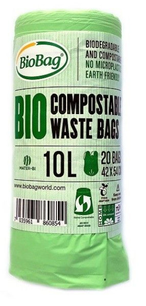 Worki Na Odpady Bio I Zmieszane 10 L 20 Szt. (Kompostowalne I Biodegradowal