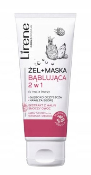 Lirene Żel i Maska Bąblująca do mycia twarzy 75 ml