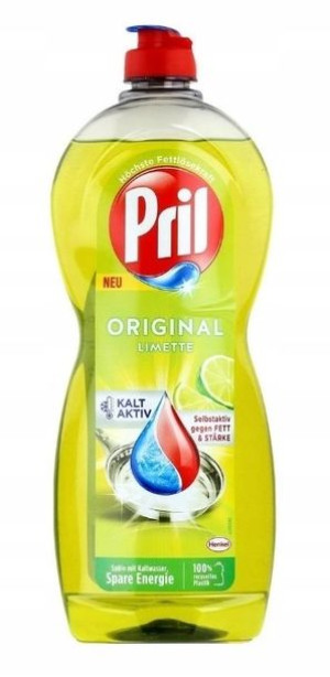 Pril, 5 Plus Limette, Płyn do mycia naczyń, 675 ml