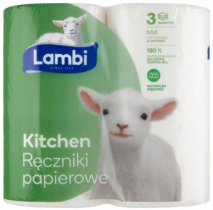 Lambi, Kuchenne Ręczniki papierowe, 2 rolki