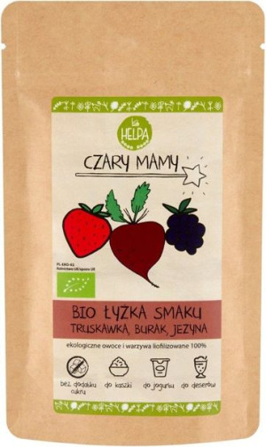Łyżka Smaku Truskawka, Burak, Jeżyna (Liofilizowane Sproszkowane Truskawki,