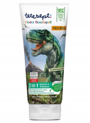 Tetesept T-Rex-World Szampon-Żel dla dzieci 200 ml