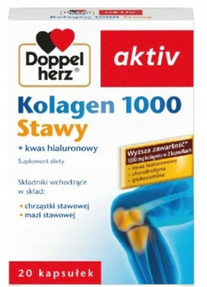 Doppelherz Aktiv Kolagen 1000 Stawy, 20 kapsułek