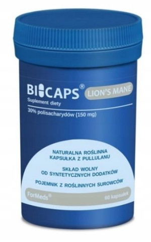 Bicaps Lions Mane, 60 kapsułek