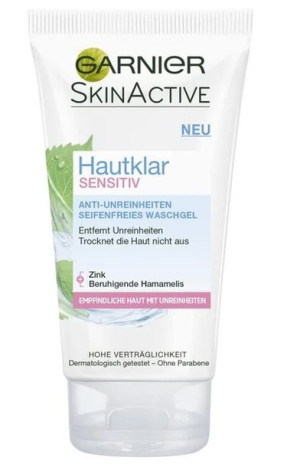 Garnier, Skin Active, Żel do mycia twarzy, 150 ml