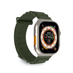 Pasek Puro Extreme Band Apple Watch 4/5/6/7/SE/8/Ultra 44/45/49mm (Army Gre