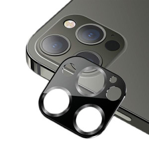 Szkło hartowane na aparat USAMS Camera Lens Glass Apple iPhone 12 Pro czarn