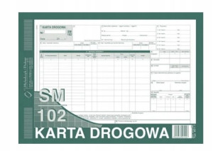 Karta drogowa A4