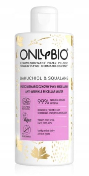 Onlybio, Przeciwzmarszczkowy płyn miceralny, 300ml