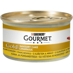 Purina Gourmet Gold Savoury Cake Mokra Karma Dla Kota Z Kurczakiem I Marche