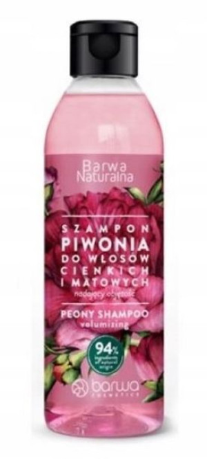 Barwa Naturalna, Szampon Piwonia, 300 ml