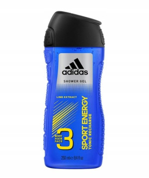 Adidas, Sport Energy 3, Żel pod prysznic, 250ml