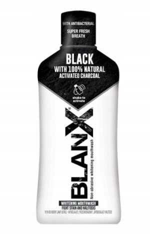 Blanx Black, Wybielający Płyn do higieny ust 500ml
