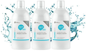 Krzem z Borem SILOR+B (3litry) Invex Remedies Krzem organiczny 3x1000ml Now