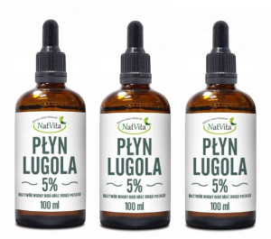 JOD czysty płyn Lugola 5% 300ml (jodyna) +pipeta HIT