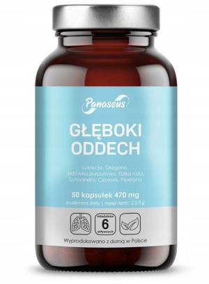 Panaseus Głęboki Oddech, 50 kapsułek