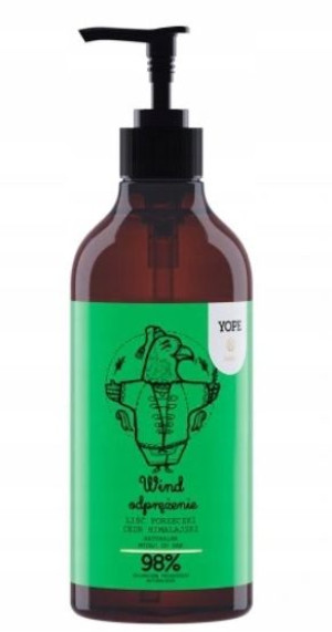 Yope, Mydło do rąk Wind odprężenie 98%, 500 ml