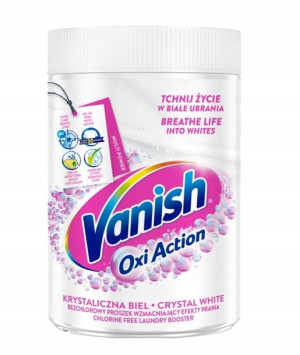 Vanish, Oxi Action Odplamiacz do białego, 625g