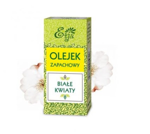 Białe kwiaty olejek zapachowy ETJA (10ml)