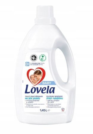 Lovela Baby, Płyn do prania białych tkanin, 1,45 l