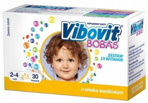Vibovit Bobas dla dzieci smak waniliowy 30 sasz