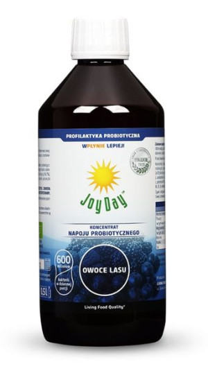 Napój probiotyczny JOY DAY Owoce lasu Living Food (0,5l)
