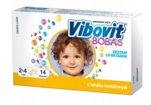 Vibovit Bobas o smaku waniliowym 14 saszetek