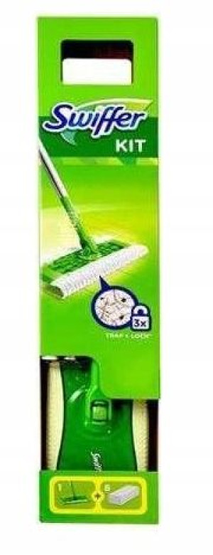 Swiffer, Mop + 8 wkładów, 1 opakowanie