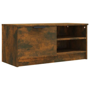 Szafka pod telewizor, przydymiony dąb, 80x35x36,5 cm