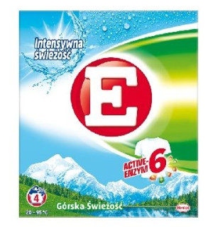 E, Proszek do prania, białych tkanin, 260g