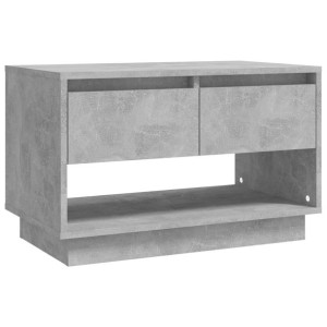 Szafka pod TV, szarość betonu, 70x41x44 cm, płyta wiórowa
