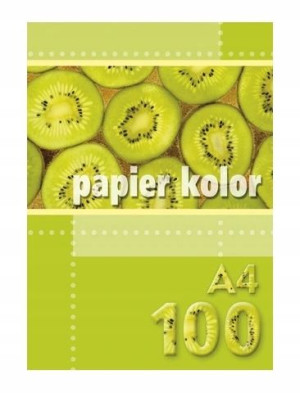 Papier Xero A4, żółty, 100 arkuszy